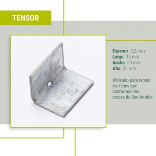 TENSOR Con AUTOP 14 x 1 1/2 3,2 mm