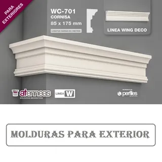 MOLDURA  WC-701 X 2 ML (175 MM ALTO)