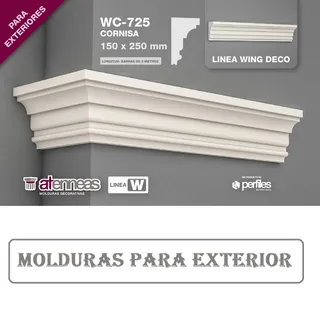 MOLDURA  WC-725 X 2 ML (250 MM ALTO)