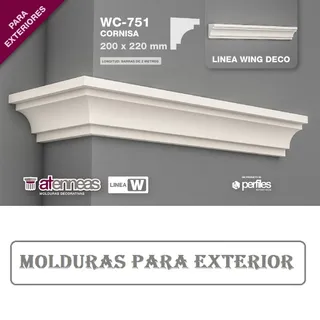 MOLDURA  WC-751 X 2 ML (220 MM ALTO)