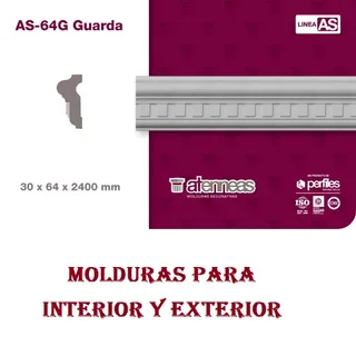 MOLDURA AS-64G X 2.40 ML (30*64)