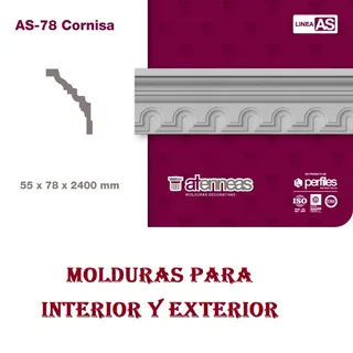 MOLDURA AS-78 X 2.40 ML (55*78)