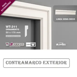 MOLDURA WT-311 X 2 ML (175 MM ALTO)