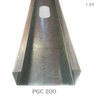 PERFIL PGC 200 x 1.29 MM x 6 Mts