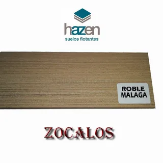 ZOCALO DE PISO ROBLE 6 x 2.75 MT