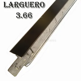 PERFIL LARGUEROS NEGRO 3,66 MTS  JMA