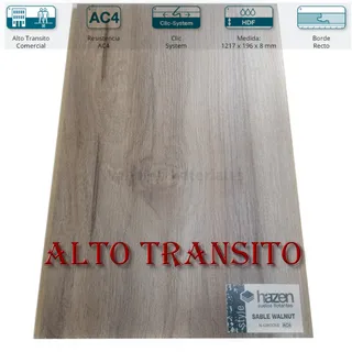 PISO FLOTANTE SABLE WALNUT CAJA x 2.30 m2