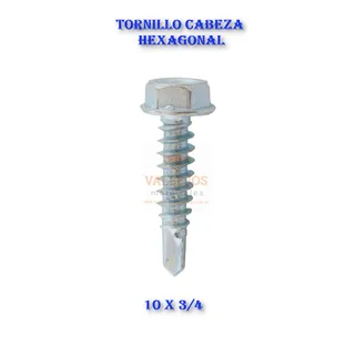 TORNILLO HEX T1 10x3/4 x 100 UD S/ARAND