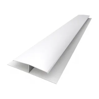 PERFIL H UNION PVC BLANCO x 6 Mts