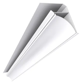 PERIMETRAL PVC MOLDURA BLANCO tira 3 MTS