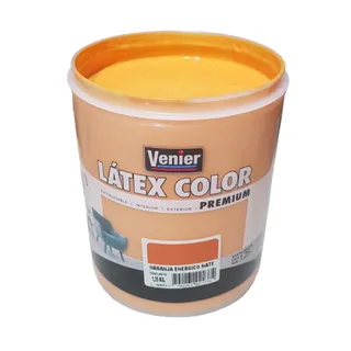 LATEX COLOR NARANJA ENERGICO 1 LT MATE