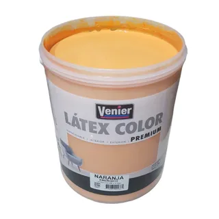 LATEX COLOR NARANJA ENERGICO 4 LT MATE