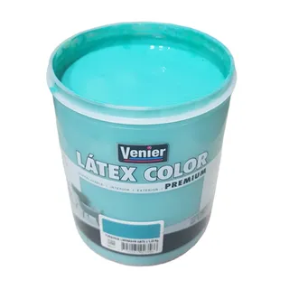 LATEX COLOR TURQUESA LIBERADOR 1 LT MATE