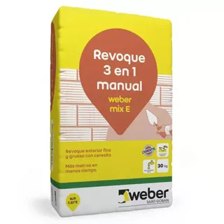 REVOQUE 3 en 1 manual Weber mix E 30 KG