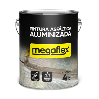 PINTURA ASFALTICA ALUMINIZADA x 4 Lts