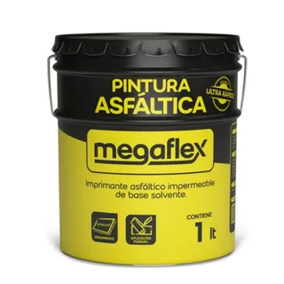 PINTURA ASFALTICA SECADO RAPIDO x 1 Lts