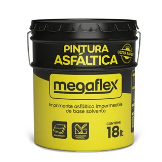 PINTURA ASFALTICA SECADO RAPIDO x 18 Lts