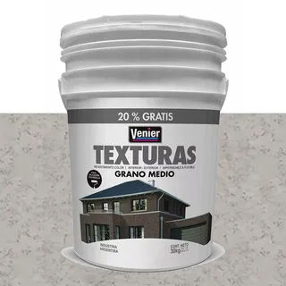 REVOQUE TEXTURADO M GRIS CLARO 30 Kg