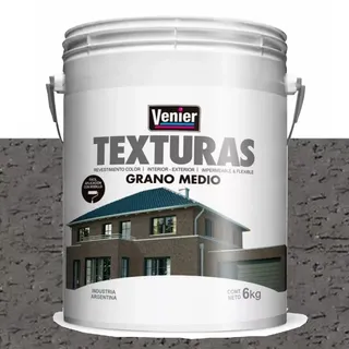 REVOQUE TEXTURADO M GRIS INTENSO 6 Kg