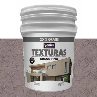 REVOQUE TEXTURADO F GRIS HUMO 30 Kg