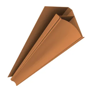 PERIMETRAL MOLDURA PVC CEREJEIRA x 3 Mts