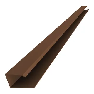 PERIMETRAL J PVC CAOBA x 6 Mts
