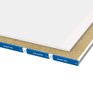 PLACA DE YESO STD 12.5 mm 1.20 x 2.40 mts