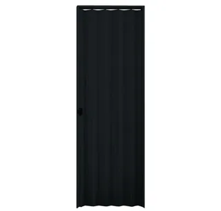 PUERTA PVC 82 x 2.10 NEGRO PLEGABLE
