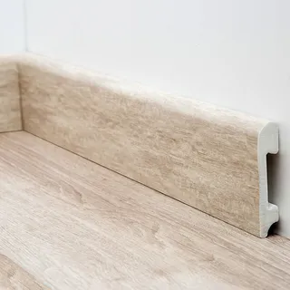 ZOCALO DE EPS 7.9 cm x 2 MTS MADERA CLARA