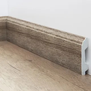 ZOCALO DE EPS 8.2 cm x 2 MTS MADERA VETEADA
