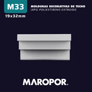 MOLDURA EPS M33 19 x 32 x 2 Mts