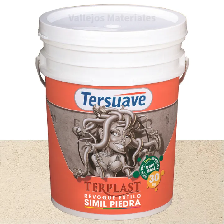 REVOQUE PLASTICO SIMIL PIEDRA 30 KG