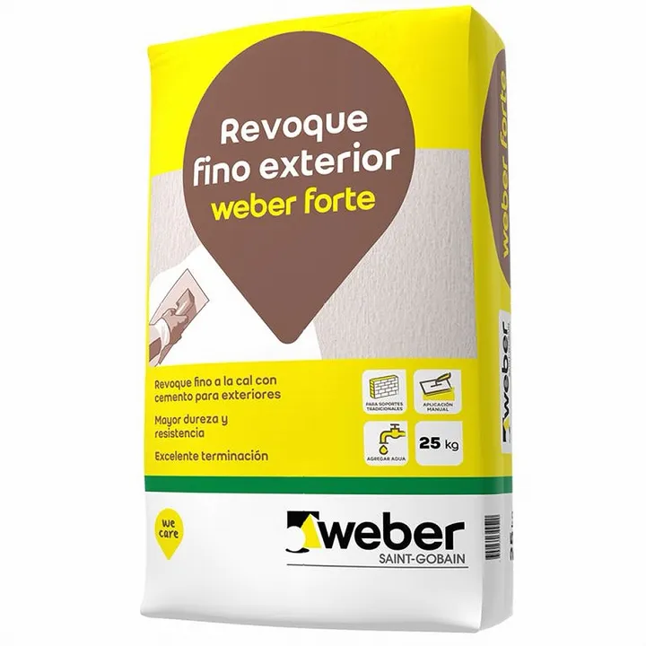 REVOQUE FINO EXTERIOR FORTE 25 KG