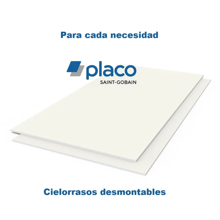 PLACA DESMONTABLE BLANCA LISA 1.21 x 0.61