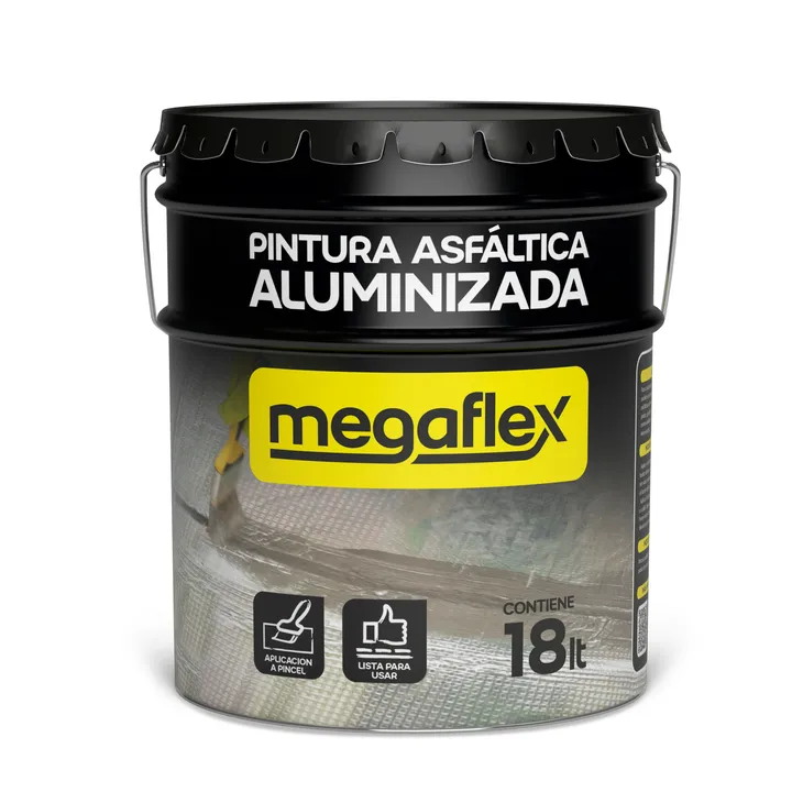 PINTURA ASFALTICA ALUMINIZADA x 18 Lts - Imagen 1