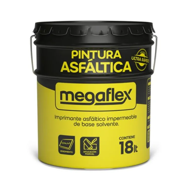 PINTURA ASFALTICA SECADO RAPIDO x 18 Lts - Imagen 1