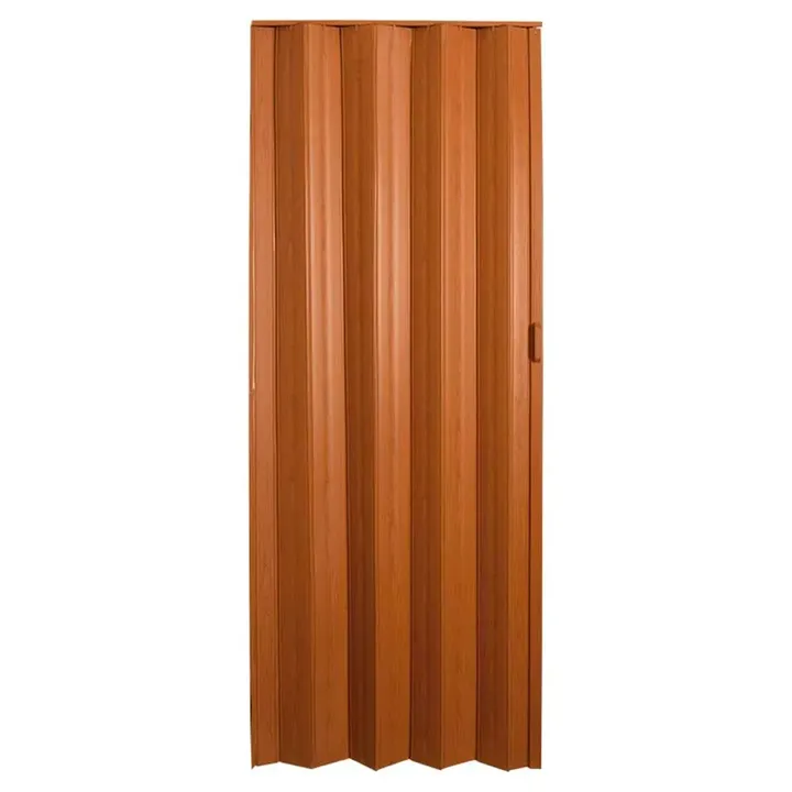 PUERTA PVC 82 x 2.10 CEDRO PLEGABLE