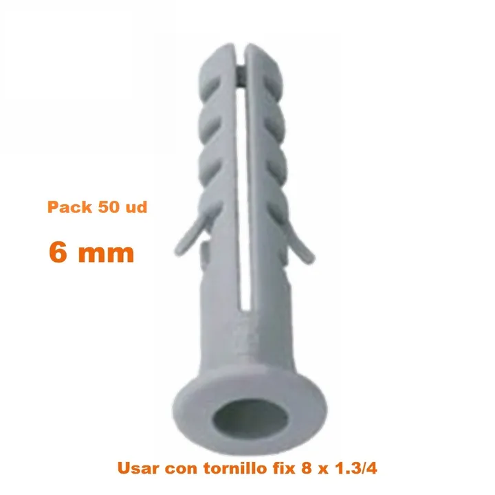 TARUGO CON TOPE 6 MM X 50 (aprox)