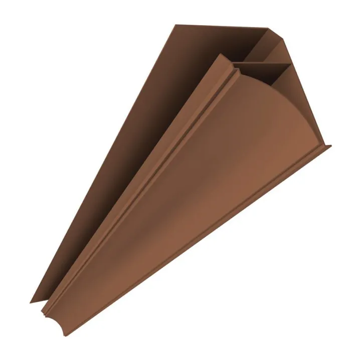 PERIMETRAL MOLDURA PVC CAOBA x 3 Mts