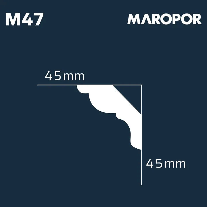 MOLDURA EPS M47 45 x 45 x 2 Mts - Miniatura 3