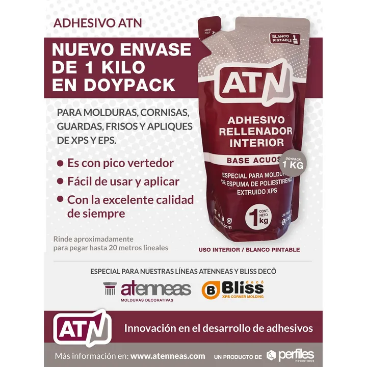 ADHESIVO PARA MOLDURAS 1 Kg DOYPACK - Miniatura 2